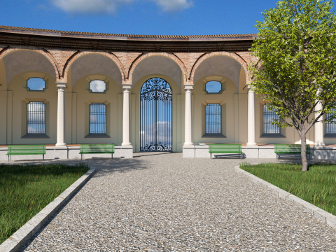 Ротонда делла Бесана MUBA Milano 3D Модель