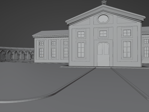 Ротонда делла Бесана MUBA Milano 3D Модель