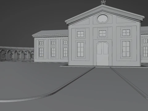 Rotonda della Besana MUBA Milano 3D Model