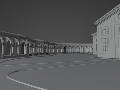 Ротонда делла Бесана MUBA Milano 3D Модель