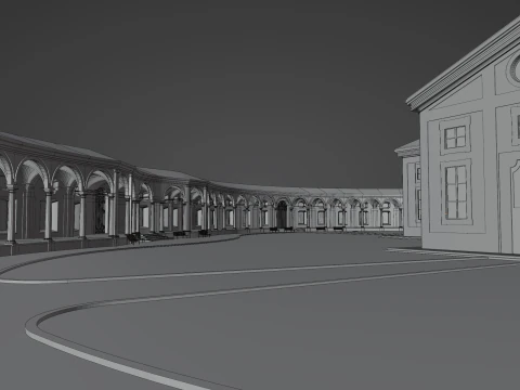 Rotonda della Besana MUBA Milano 3D Model