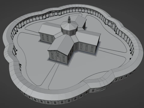 Rotonda della Besana MUBA Milano 3D Model