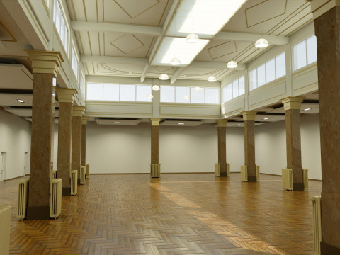 Salone dei tessuti Milano 3D Model