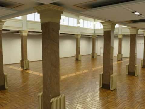 Salone dei tessuti Milano 3D Model