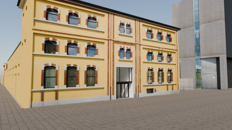 ADI Müzesi Milano 3D Model .c4d .max .obj .3ds .fbx .stl .blend 