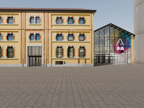 ADI Museum Milano 3D Model