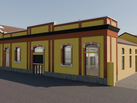 ADI Museum Milano 3D Model