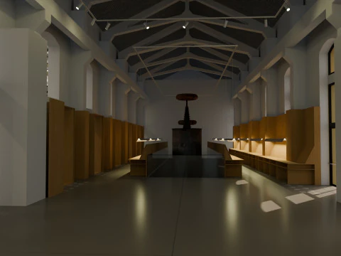 ADI Museum Milano 3D Model