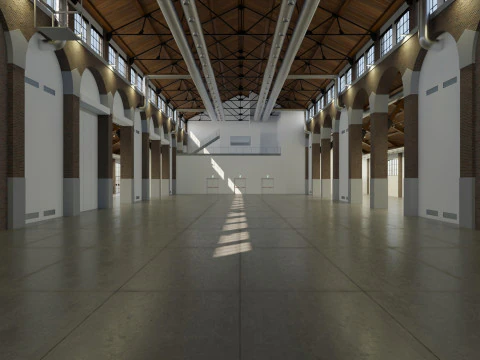 Cattedrale Fabbrica del Vapore Milano Modello 3D