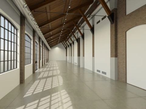 Cattedrale Fabbrica del Vapore Milan 3D Model