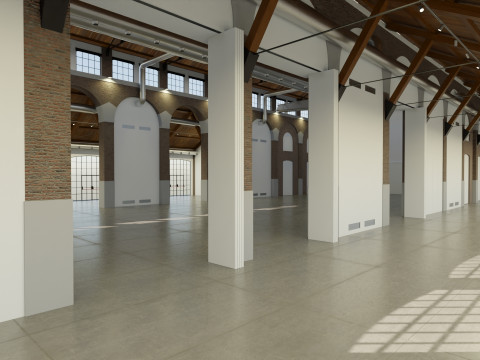 Cattedrale Fabbrica del Vapore Mediolan Model 3D