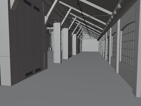 Cattedrale Fabbrica del Vapore Mediolan Model 3D