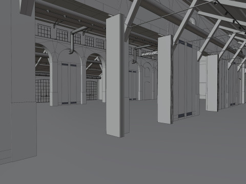 Cattedrale Fabbrica del Vapore Mediolan Model 3D