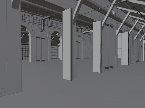 Cattedrale Fabbrica del Vapore Milan 3D Model