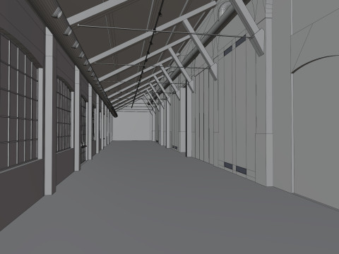 Cattedrale Fabbrica del Vapore Mediolan Model 3D