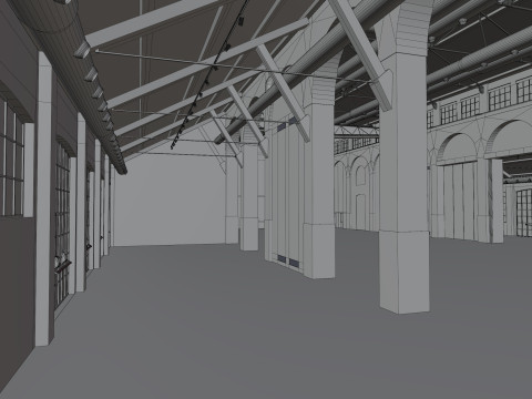 Cattedrale Fabbrica del Vapore Mediolan Model 3D