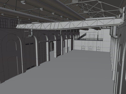 Cattedrale Fabbrica del Vapore Mediolan Model 3D