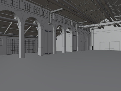 Cattedrale Fabbrica del Vapore Mediolan Model 3D