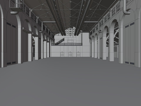 Cattedrale Fabbrica del Vapore Mediolan Model 3D