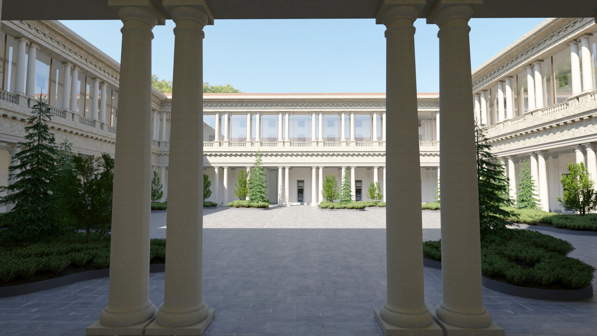 Palazzo Portrait Milano 3D Model .c4d .max .obj .3ds .fbx .stl .blend