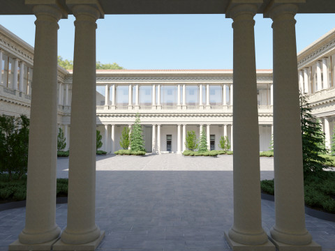 Palazzo Portre Milano 3D Model