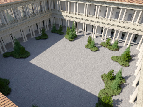 Палаццо Портрет Мілана 3D Модель