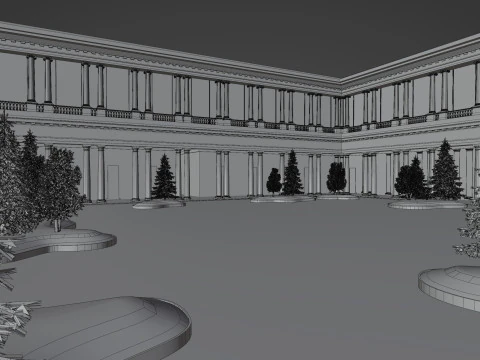 Palazzo Portrait Milano 3D Model