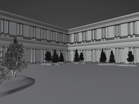 Palazzo Portrait Milano 3D Model