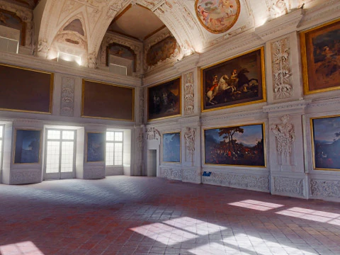 Sala Diana Venaria Reale Modelo 3D