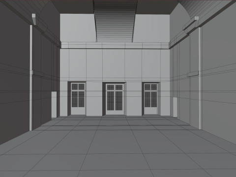 Sala Diana Venaria Reale 3D Model