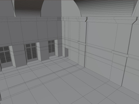 Sala Diana Venaria Reale 3D Model