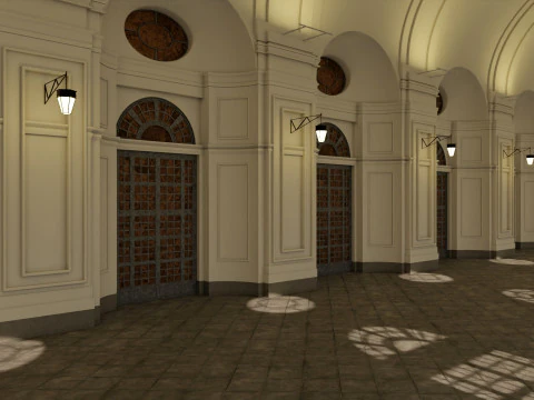 Orangerie Venaria Reale 3D Model