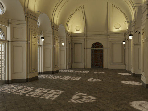 Orangerie Venaria Reale 3D Modell