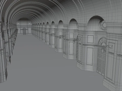 Orangerie Venaria Reale 3D Model