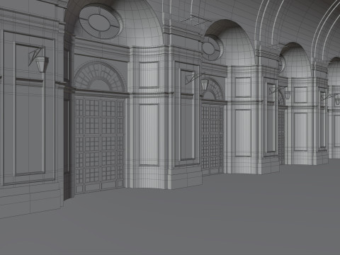 Orangerie Venaria Reale 3D Modell