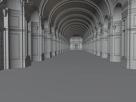Orangerie Venaria Reale 3D Model