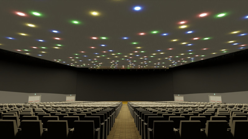 Auditorium MICO Model 3D .c4d .max .obj .3ds .fbx .stl .blend 