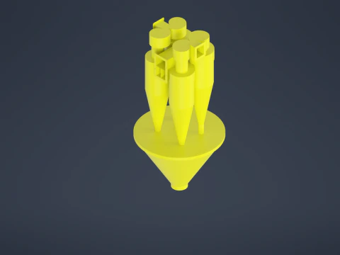 Аспирационный циклон СКН 40-300 3D Модель