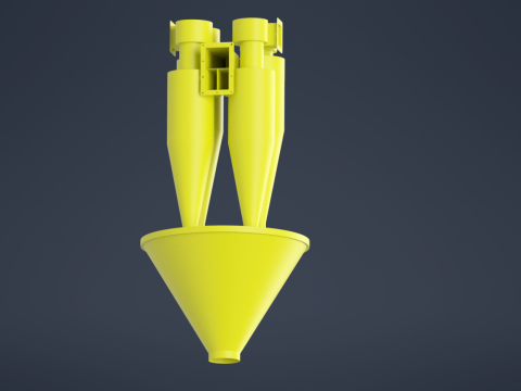Aspirationszyklon SCN 40-300 3D Modell