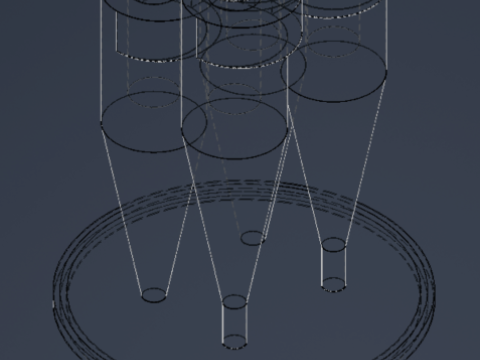 Aspirationszyklon SCN 40-300 3D Modell