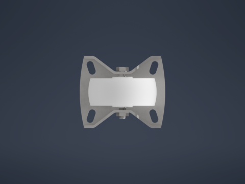 Колесо с кронштейном 3D Модель