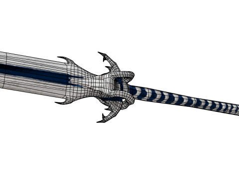 Меч 3D Модель