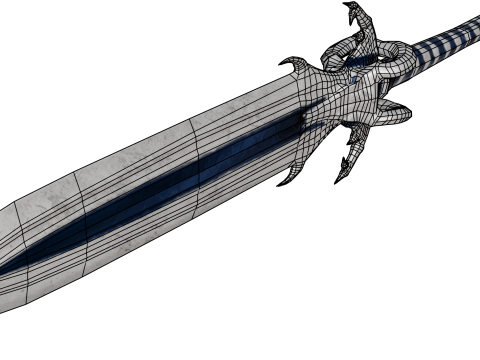 Меч 3D Модель