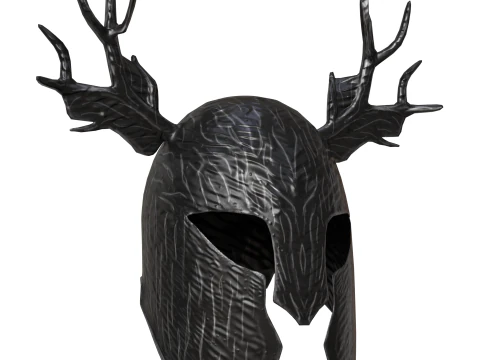Deer Helmet 3D Model