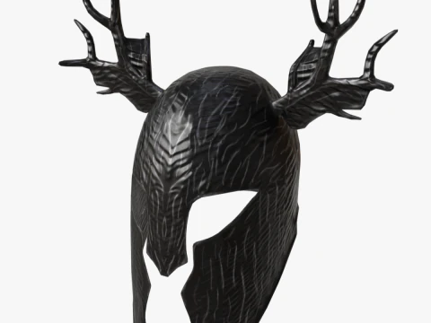 Deer Helmet 3D Model