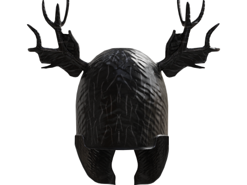 Шолом оленя 3D Модель