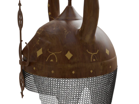Horned Helmet 3D Model