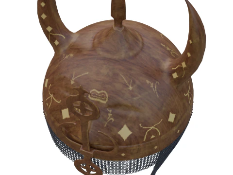 Horned Helmet 3D Model