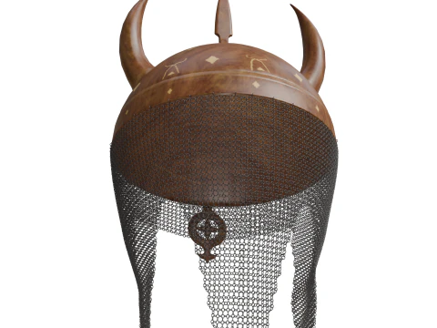 Horned Helmet 3D Model