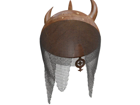 Horned Helmet 3D Model